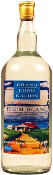 Ром White Rum "Grand Fond Galion", 1 л