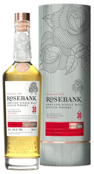 Виски "Rosebank" 30 Years Old, in tube, 0.7 л