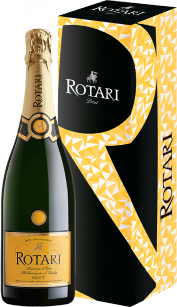 Игристое вино Rotari, Riserva Brut, Trento DOC, gift box, 2017