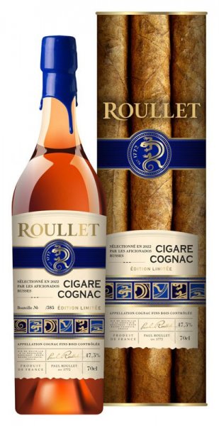 Коньяк "Roullet" Cigare, in tube, 0.7 л