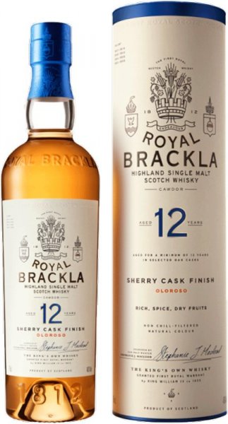Виски "Royal Brackla" 12 Years Old, in tube, 0.7 л