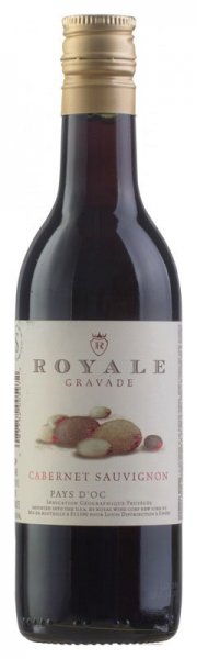 Вино "Royale Gravade" Cabernet Sauvignon, Pays d'Oc IGP, 2019, 187 мл