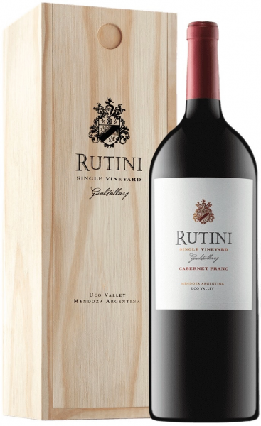 Вино Rutini, "Gualtallary" Cabernet Franc, 2018, wooden box, 1.5 л