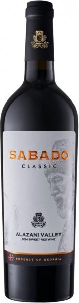 Вино "Sabado Classic" Alazani Valley Semi Sweet Red, 2019