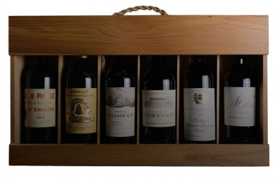 Набор "Saint-Emilion", wooden box (6 bottles x 0.75 л)