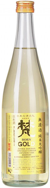 Саке "Born" Gold Junmai Daiginjo, 0.72 л
