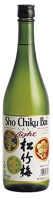 Саке "Sho Chiku Bai" Light, 0.75 л
