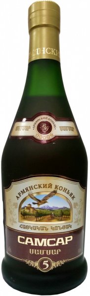 Коньяк "Самсар" Пятилетний, матовая бутылка, 0.5 л