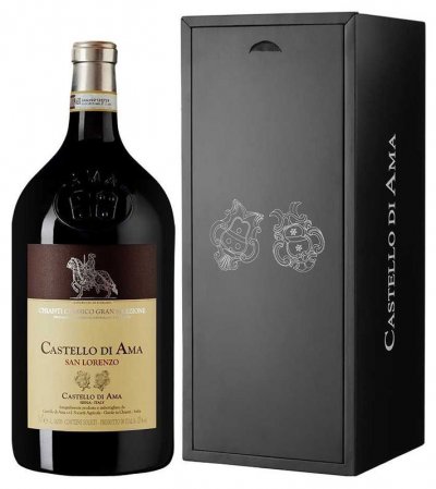 Вино Castello di Ama, "San Lorenzo" Chianti Classico Gran Selezione DOCG, 2017, wooden box, 3 л