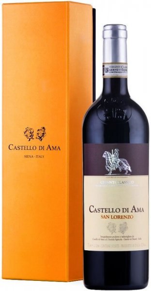 Вино Castello di Ama, "San Lorenzo" Chianti Classico Gran Selezione DOCG, 2018, gift box