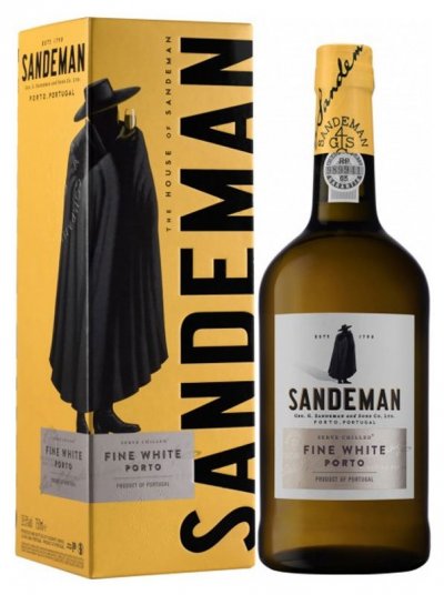 Портвейн Sandeman, Fine White Porto, Douro DOP, gift box