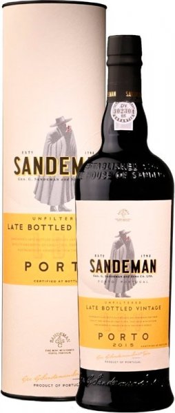 Портвейн Sandeman, Porto Late Bottled Vintage (LBV), Douro DOP, 2016, in tube