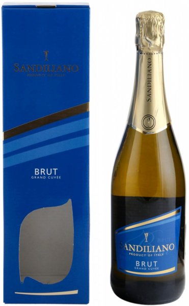 Игристое вино Sandiliano, "Grande Cuvee" Brut, gift box