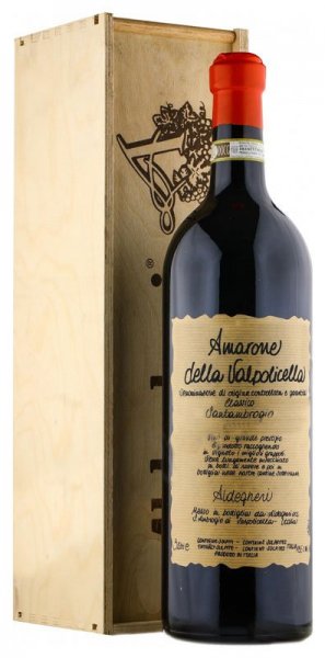 Вино Cantine Aldegheri, Amarone della Valpolicella Classico "Santambrogio" DOC, 2015, wooden box, 3 л