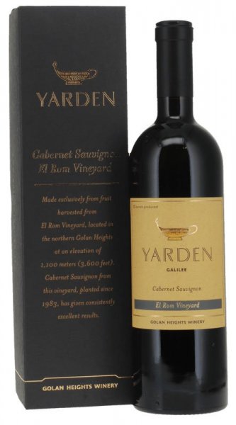 Вино Golan Heights, "Yarden" Cabernet Sauvignon El Rom Vineyard, 2019, gift box