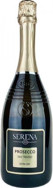 Игристое вино "Serena 1881" Prosecco Treviso DOC Extra Dry, 1.5 л