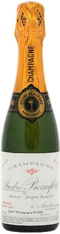 Шампанское Andre Beaufort, Brut Grand Cru Reserve, 0.375 л