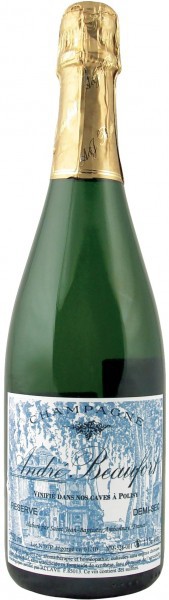Шампанское Andre Beaufort, Demi-Sec Reserve, 0.375 л