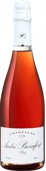 Шампанское Andre Beaufort, "Polisy" Rose Brut, Champagne AOC, 2016