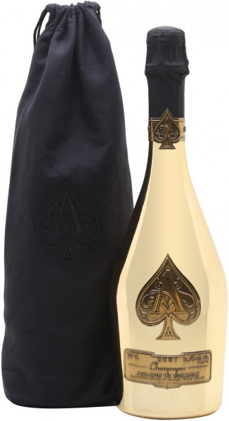 Шампанское "Armand de Brignac" Brut Gold, velvet bag