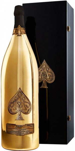 Шампанское "Armand de Brignac" Brut Gold, wooden box, 30 л