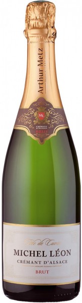 Шампанское Arthur Metz, "Michel Leon" Brut, Cremant d'Alsace AOC