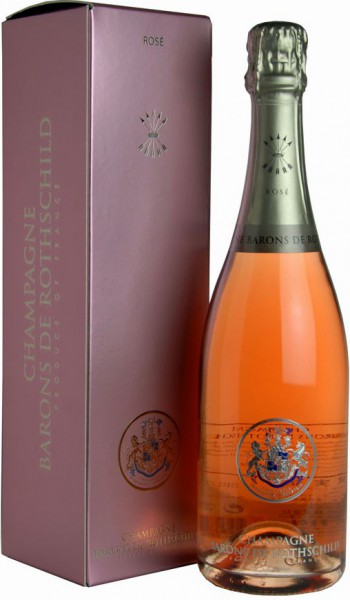 Шампанское "Baron de Rothschild" Rose, gift box