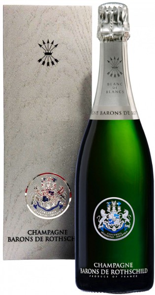 Шампанское "Barons de Rothschild" Blanc de Blancs Brut, gift box