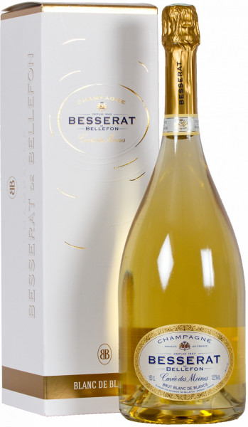 Шампанское Besserat de Bellefon, "Cuvee des Moines" Brut Blanc de Blancs, gift box, 1.5 л
