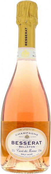 Шампанское Besserat de Bellefon, "Cuvee des Moines" Brut Rose, 0.375 л
