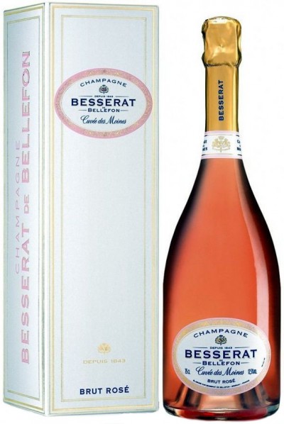 Шампанское Besserat de Bellefon, "Cuvee des Moines" Brut Rose, gift box