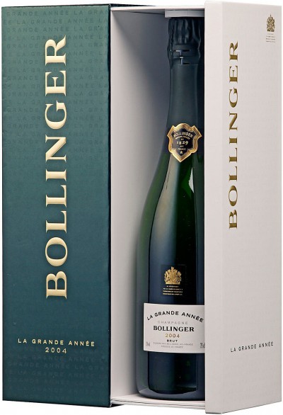 Шампанское Bollinger, "La Grande Annee" Brut AOC, 2004, gift box