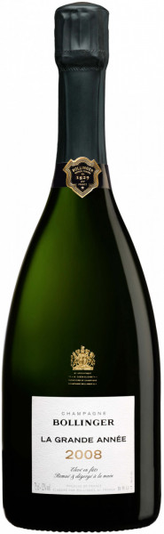 Шампанское Bollinger, "La Grande Annee" Brut AOC, 2008