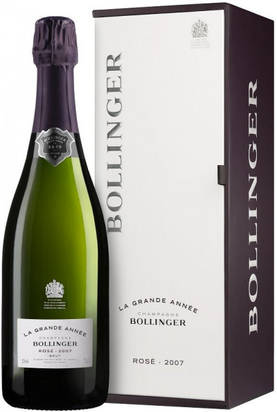 Шампанское Bollinger, "La Grande Annee" Rose Brut AOC, 2007, gift box