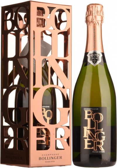 Шампанское Bollinger, Rose Brut, 2006, metal box