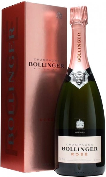 Шампанское Bollinger, Rose Brut, gift box, 1.5 л