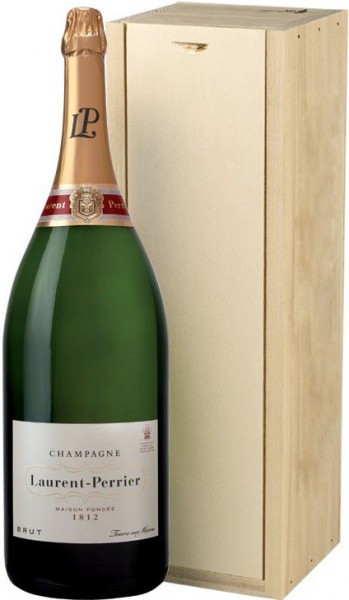 Шампанское Brut Laurent-Perrier, wooden box, 3 л