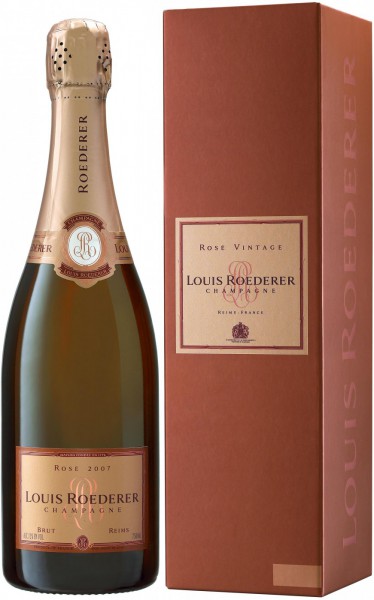 Шампанское Brut Rose AOC 2007, gift box