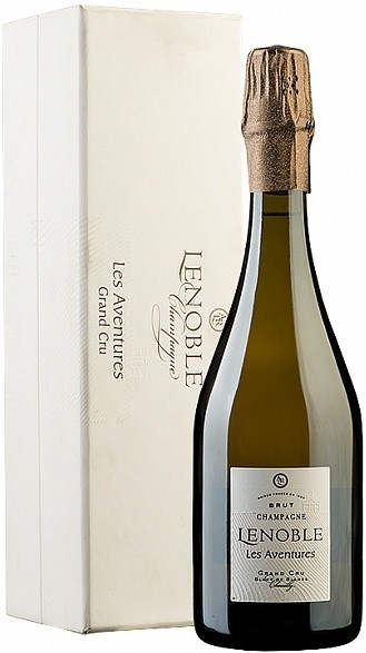 Шампанское Champagne AR Lenoble, "Les Aventures" Grand Cru Blanc de Blancs, gift box
