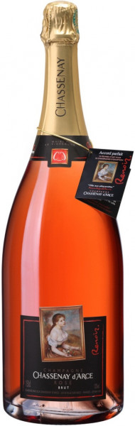 Шампанское Champagne Chassenay d'Arce, "Renoir" Rose Brut, 1.5 л