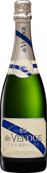 Шампанское Champagne de Venoge, "Blanc de Blancs" Brut, Champagne AOC, 2004