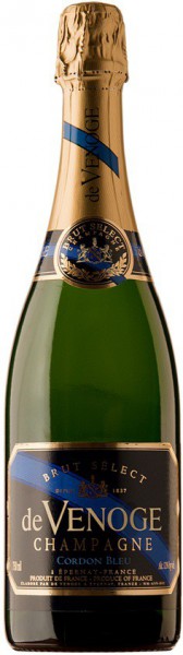 Шампанское Champagne de Venoge, "Cordon Bleu" Brut Select, Champagne AOC