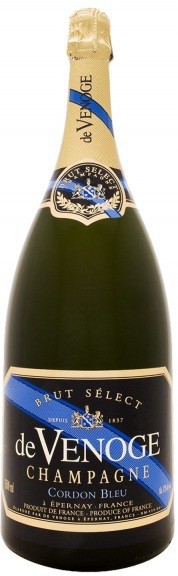 Шампанское Champagne de Venoge, "Cordon Bleu" Brut Select, Champagne AOC, 3 л