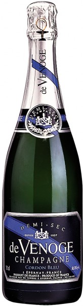 Шампанское Champagne de Venoge, "Cordon Bleu" Demi-Sec, Champagne AOC