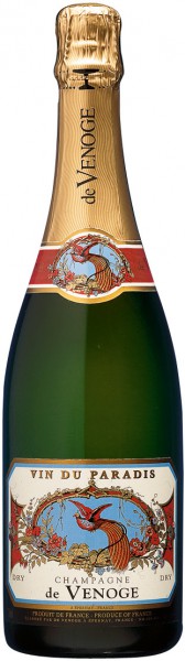 Шампанское Champagne de Venoge, "Vin du Paradis", Champagne AOC