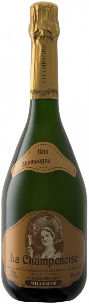 Шампанское Champagne Delot, "La Champenoise" Brut Millesime, 2002