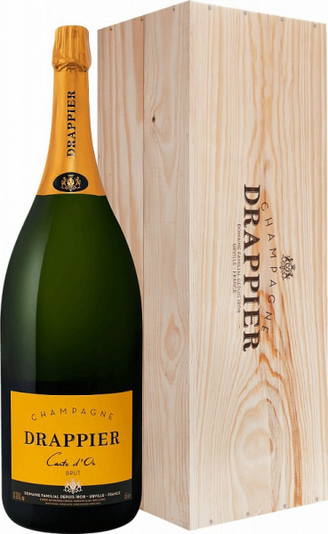 Шампанское Champagne Drappier, "Carte d'Or" Brut, Champagne AOC, gift box, 6 л