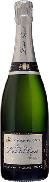 Шампанское Champagne Loriot-Pagel, Blanc de Blancs Brut Grand Cru, 2012