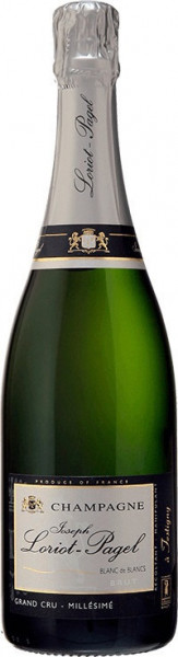 Шампанское Champagne Loriot-Pagel, Blanc de Blancs Brut Grand Cru, 2014