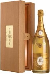Шампанское Cristal AOC 2002, wooden box, 1.5 л